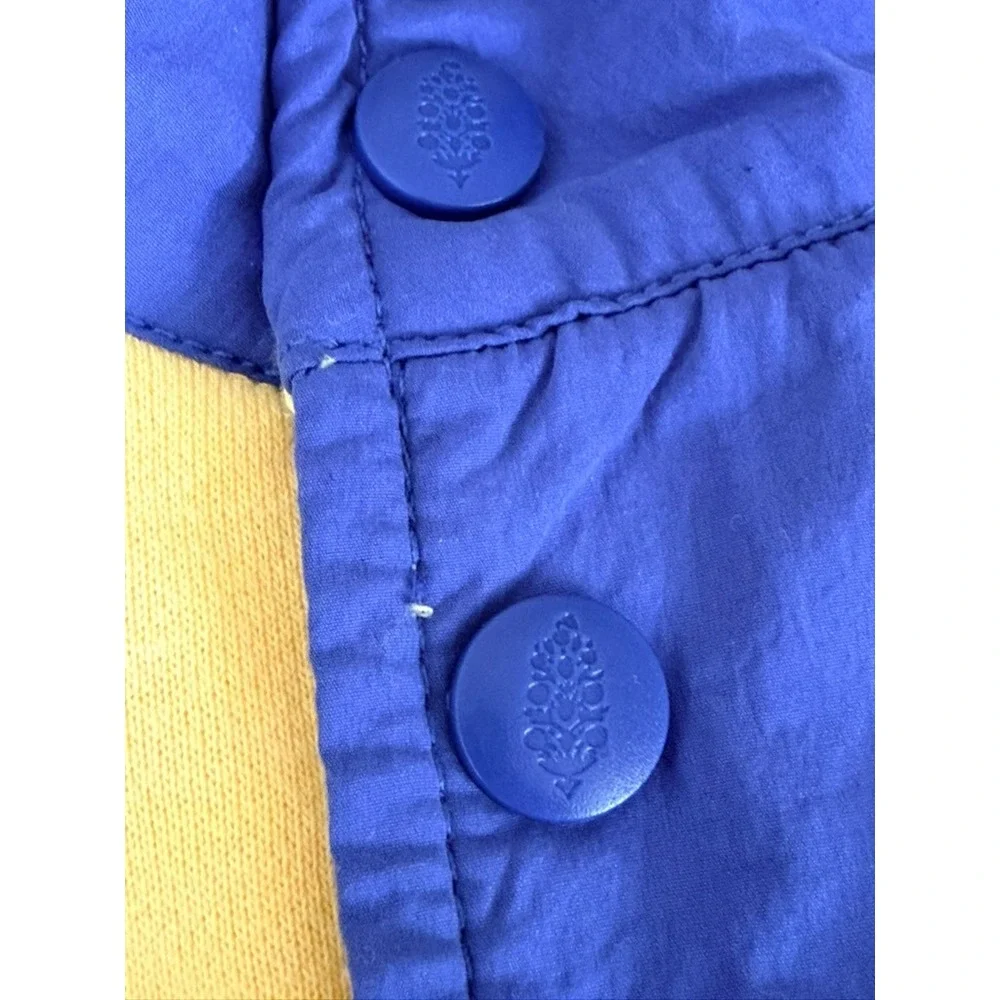 Free People FP Movement World Tour Pullover and Shorts Set Yellow Blue NWT